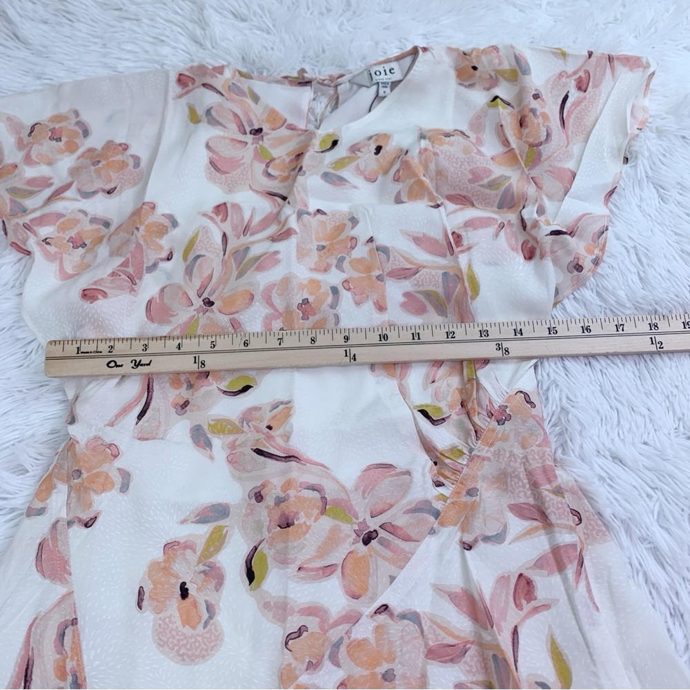 Joie‎ NWT short sleeve B neck Hunter Floral Shift Dress - Picture 4 of 12
